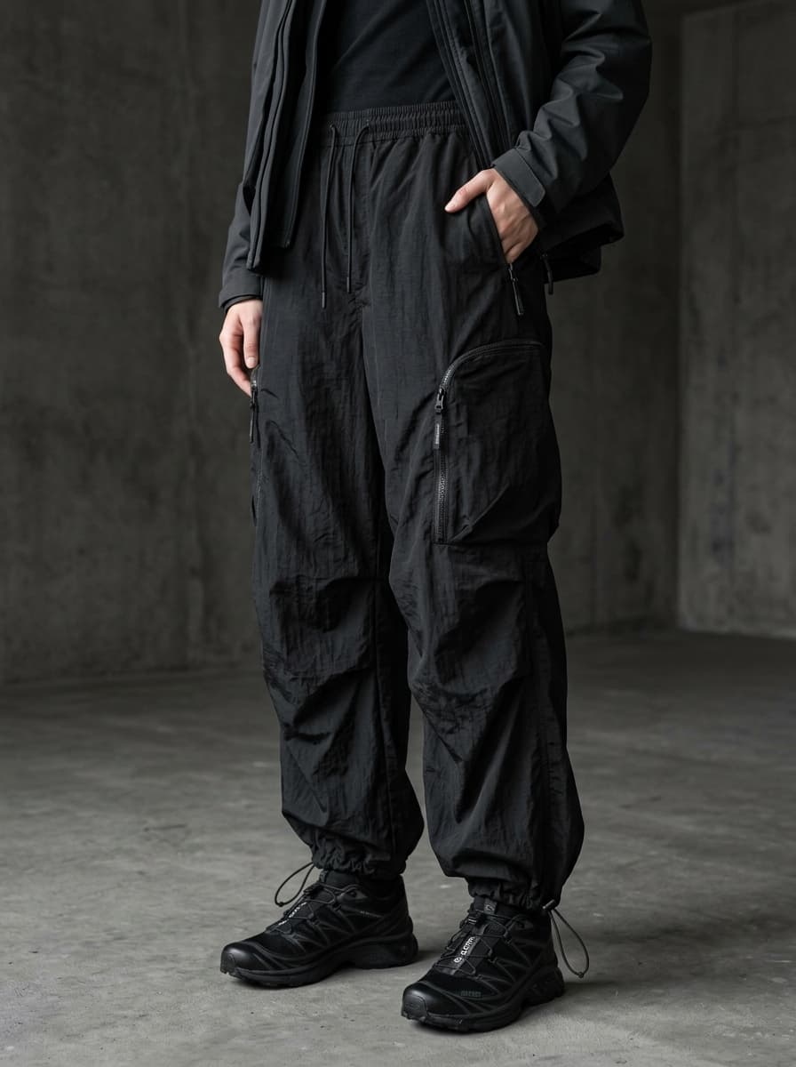 Modular Bungee Parachute Trackpants