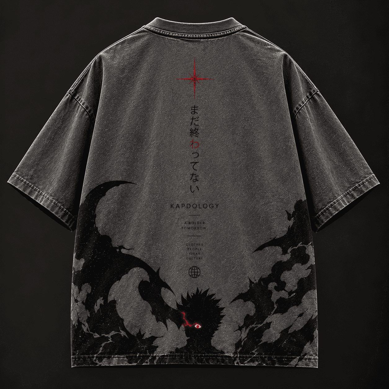 Shadow Wing Demon Graphic Boxy Tee view 2