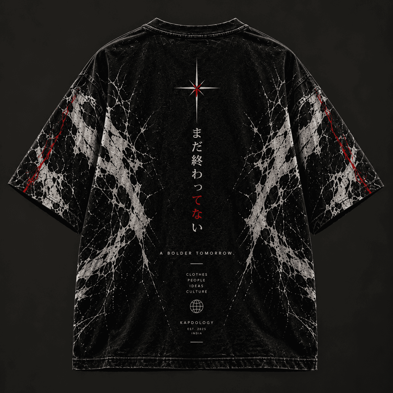 Distressed Ronin Acid Wash Tee view 2