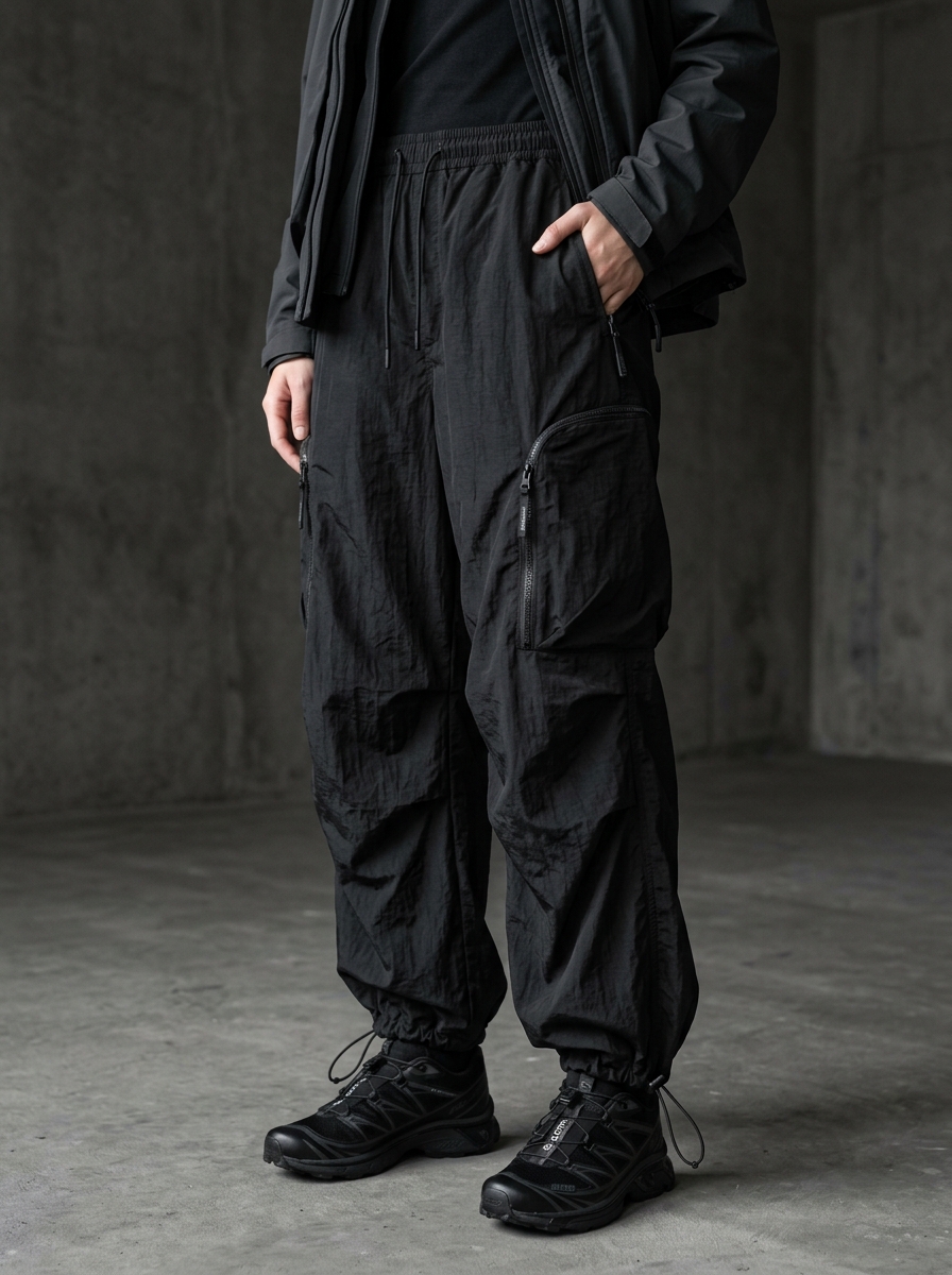 Modular Bungee Parachute Trackpants